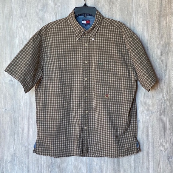 Tommy Hilfiger button up top size xxl - Picture 1 of 5